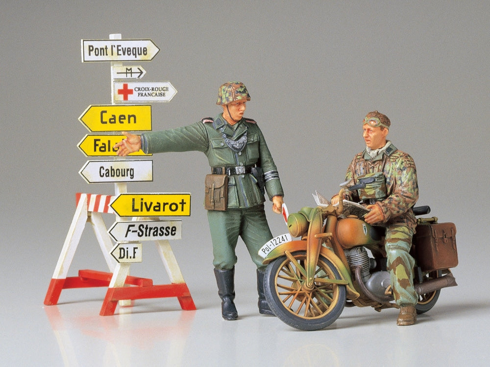Tamiya 1/35 German Motorcycle Orderly Set Plastic Model Kit Tamiya