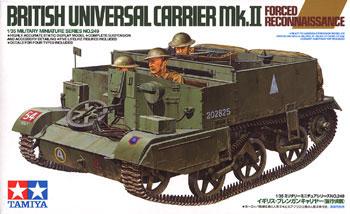 Tamiya 1/35 BRITISH UNIVERSAL CARRIER Mk.II FORCED RECONNAISSANCE Plastic Model Kit Tamiya