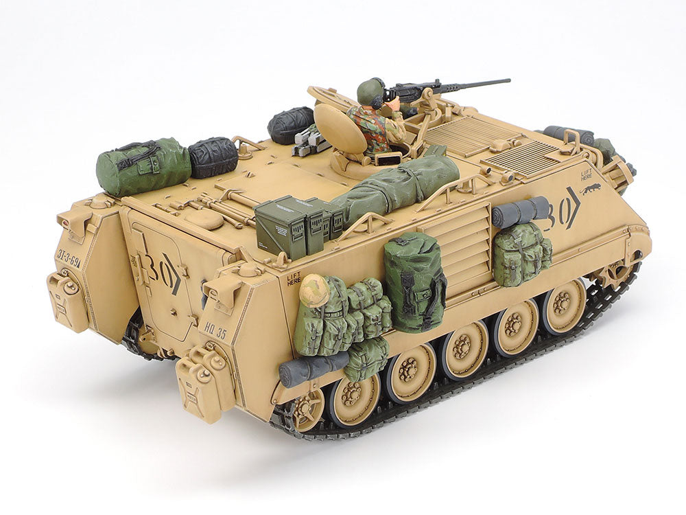 Tamiya 1:35 U.S. M113A2 Armored Personnel Carrier - Desert Version Plastic Model Kit Tamiya