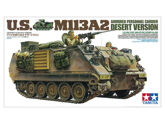 Tamiya 1:35 U.S. M113A2 Armored Personnel Carrier - Desert Version Plastic Model Kit Tamiya