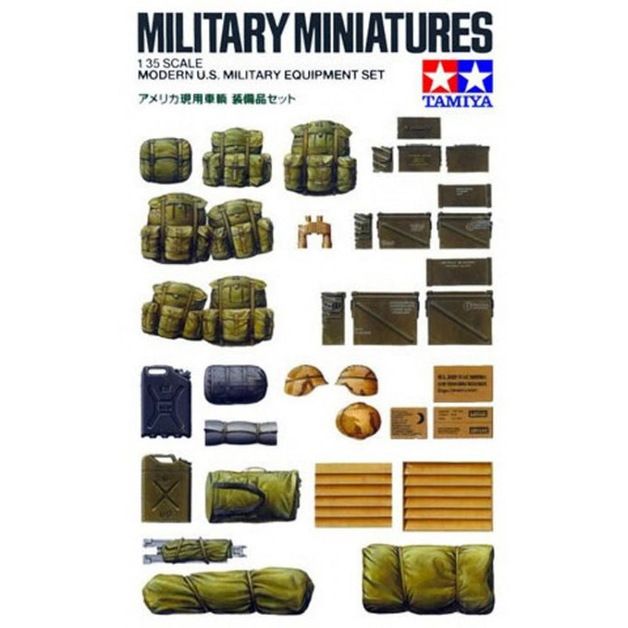 Tamiya 1:35 Modern U.S. Military Equipment Set Plastic Model Kit Tamiya