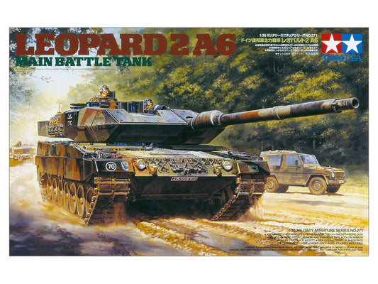 Tamiya 1:35 Leopard 2A6 Main Battle Tank Plastic Model Kit Tamiya
