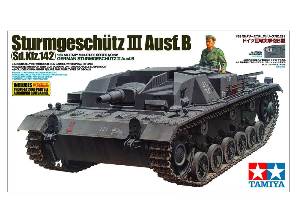 Tamiya 1:35 GERMAN STURMGESCHUTZ III Ausf. B Plastic Model Kit