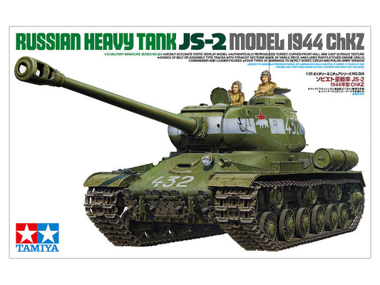 Tamiya 1:35 Russian Heavy Tank JS-2 Model 1944 ChKZ Plastic Model Kit Tamiya