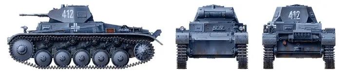 Tamiya 1:35 GERMAN PANZERKAMPFWAGEN II Ausf.A/B/C (Sd.Kfz.121) (FRENCH CAMPAIGN) Plastic Model Kit