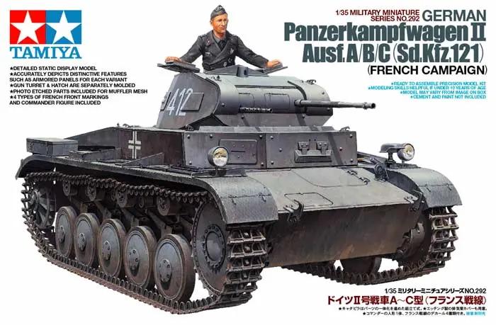 Tamiya 1:35 GERMAN PANZERKAMPFWAGEN II Ausf.A/B/C (Sd.Kfz.121) (FRENCH CAMPAIGN) Plastic Model Kit