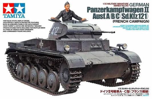 Tamiya 1:35 GERMAN PANZERKAMPFWAGEN II Ausf.A/B/C (Sd.Kfz.121) (FRENCH CAMPAIGN) Plastic Model Kit