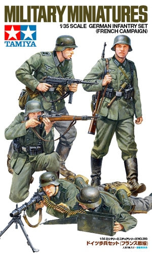 Tamiya 1:35 German Infantry Set (French Cmpaign) Plastic Model Kit Tamiya
