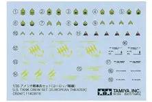 Tamiya 1:35 U.S. TANK CREW SET (EUROPEAN THEATER) Plastic Model Kit