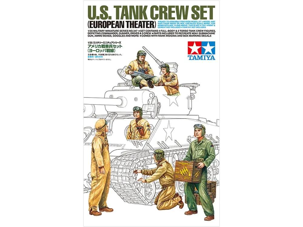 Tamiya 1:35 U.S. TANK CREW SET (EUROPEAN THEATER) Plastic Model Kit