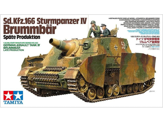 Tamiya 1:35 GERMAN ASSAULT TANK IV BRUMMBAR LATE PRODUCTION  Plastic Model Kit
