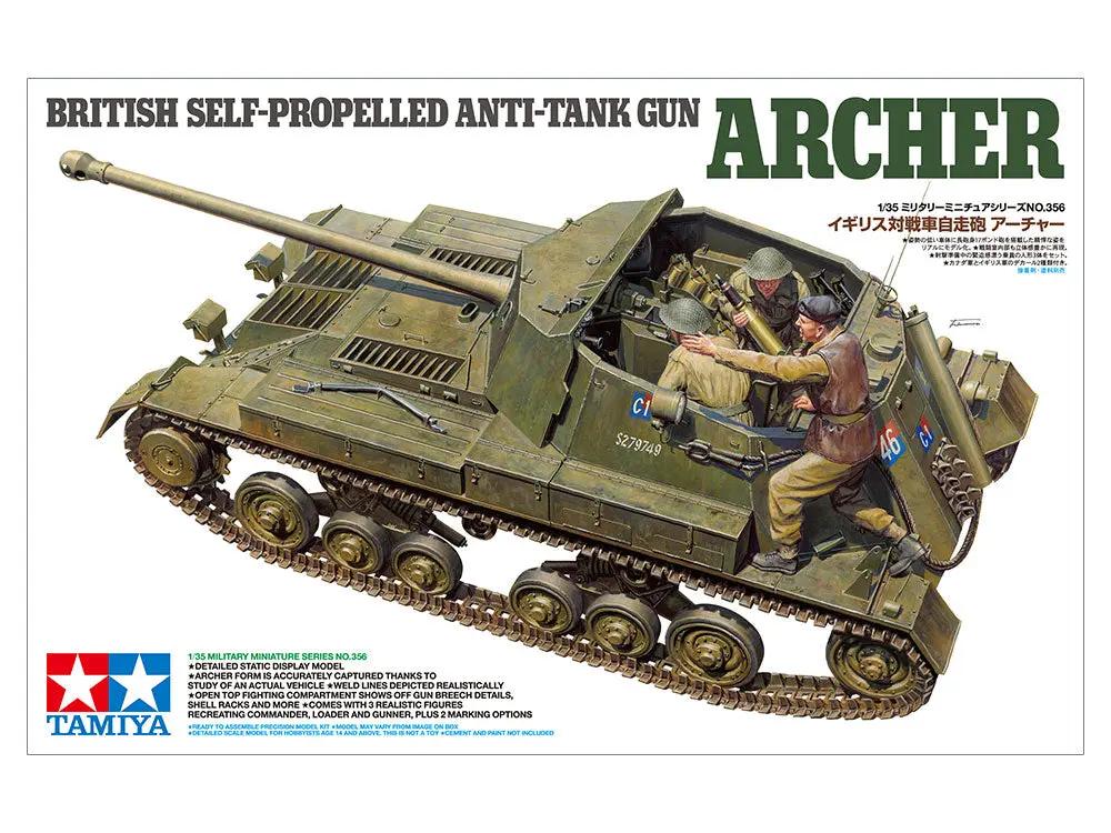 Tamiya 1:35 BRITISH SELF-PROPELLED ANTI-TANK GUN ARCHER Plastic Model Kit