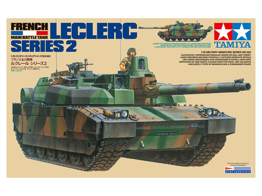 Tamiya 1:35 French Main Battle Tank Leclerc Series 2 Plastic Model Kit Tamiya