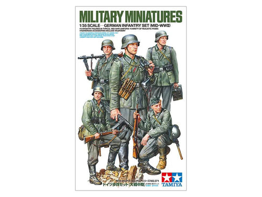 Tamiya 1:35 GERMAN INFANTRY SET (MID-WWII) Plastic Model Kit