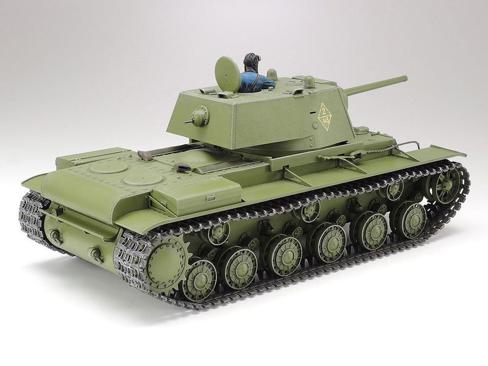 Tamiya 1:35 Russian Heavy Tank KV-1 Model 1941 Early Production Plastic Model Kit Tamiya