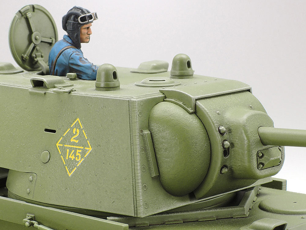 Tamiya 1:35 Russian Heavy Tank KV-1 Model 1941 Early Production Plastic Model Kit Tamiya