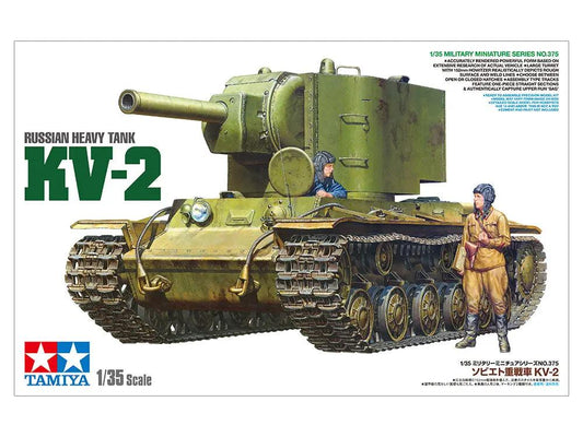 Tamiya 1:35 RUSSIAN HEAVY TANK KV-2 Plastic Model Kit