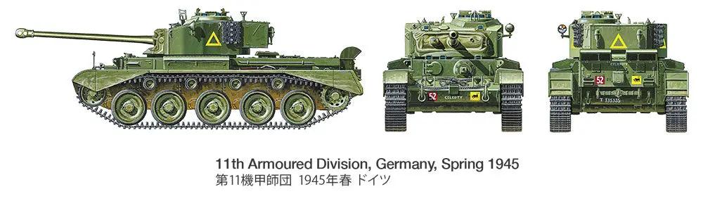 Tamiya 1:35 BRITISH CRUISER TANK A34 COMET Plastic Model Kit