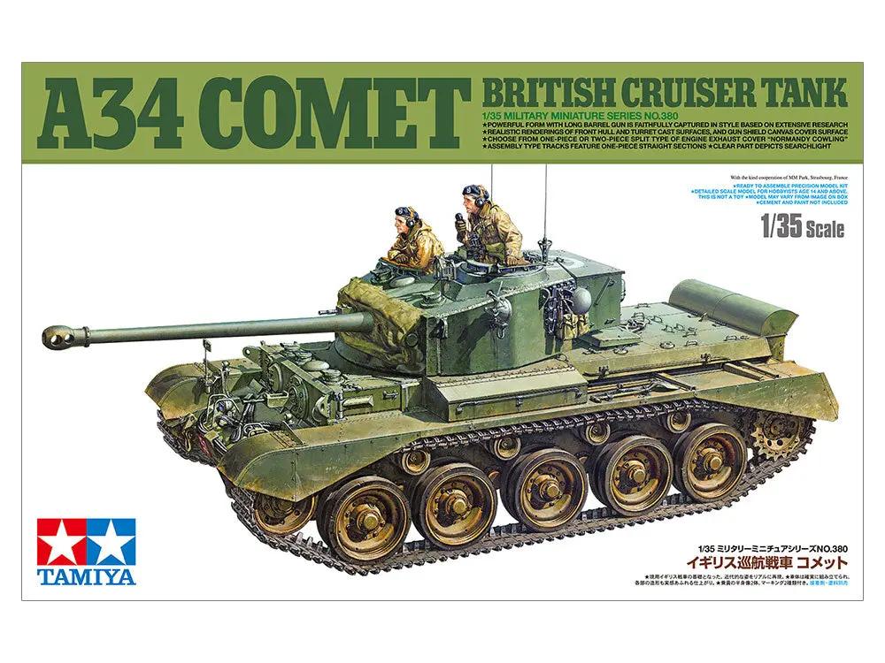Tamiya 1:35 BRITISH CRUISER TANK A34 COMET Plastic Model Kit