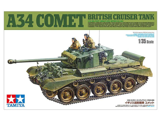 Tamiya 1:35 BRITISH CRUISER TANK A34 COMET Plastic Model Kit