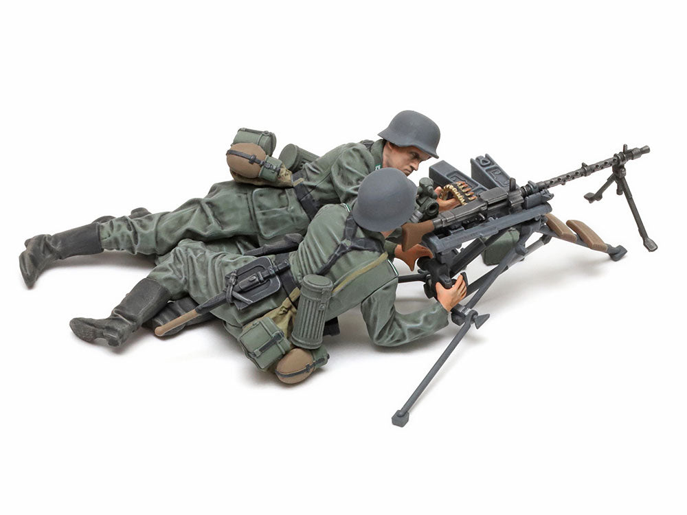 Tamiya 1:35 German Machine Gun Team Mid WWII Plastic Model Kit Tamiya