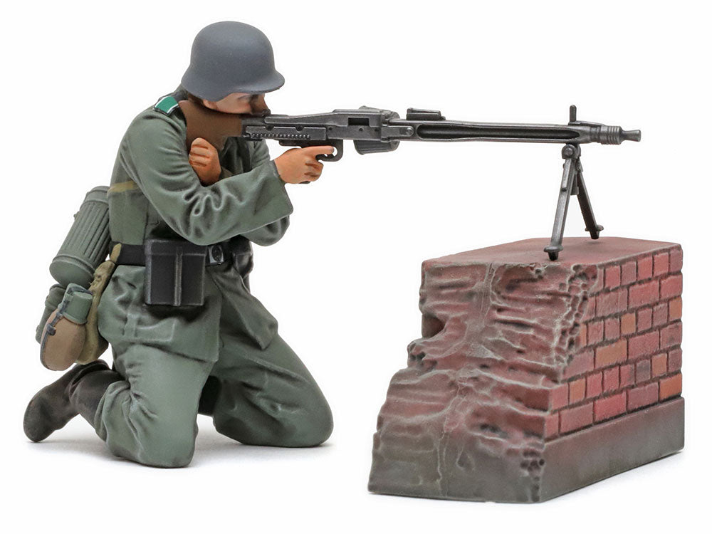 Tamiya 1:35 German Machine Gun Team Mid WWII Plastic Model Kit Tamiya