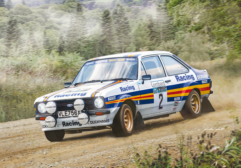 Italeri 1:24 Ford Escort RS 1800 Mk.II Lombard RAC Rally Plastic Model Kit Italeri