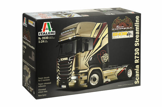 Italeri 1/24 SCANIA R730 STREAMLINE "TEAM CHIMERA" Plastic Model Kit Italeri