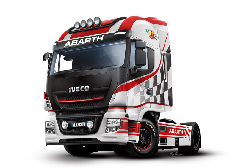 Italeri 1/24 IVECO HI-WAY E5 ABARTH Plastic Model Kit Italeri