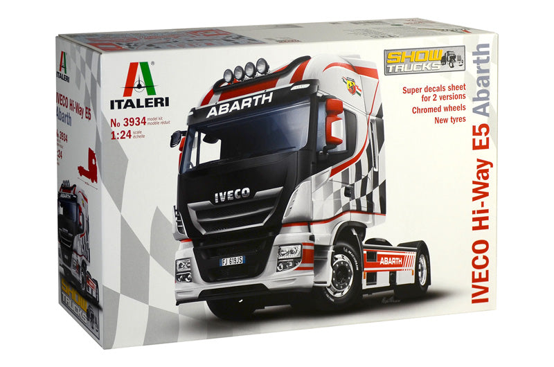 Italeri 1/24 IVECO HI-WAY E5 ABARTH Plastic Model Kit Italeri