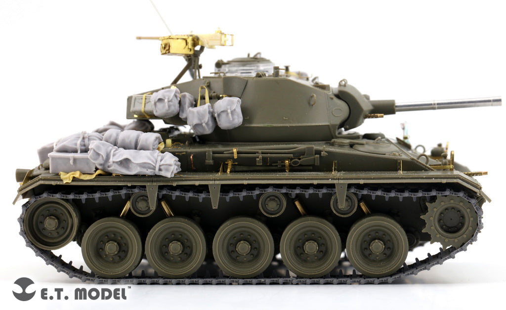 E.T. Model 1/35 WWII US ARMY M24 CHAFFEE Light Tank Workable Track(3D Printed)