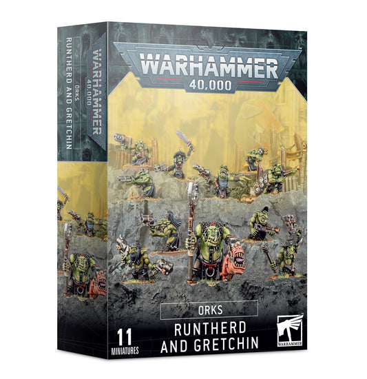 Warhammer 40000: Orks Runtherd and Gretchin Warhammer