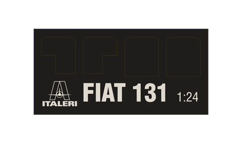 Italeri 1:24 FIAT 131 Abarth Rally OLIO FIAT Plastic Model Kit Italeri