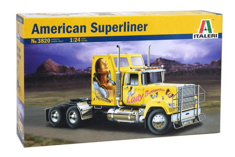 Italeri 1/24 U.S. SUPERLINER  Plastic Model Kit Italeri