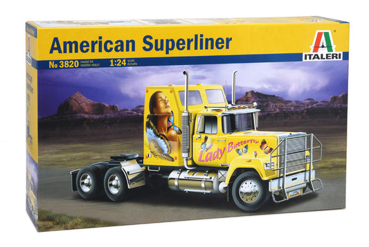 Italeri 1/24 U.S. SUPERLINER  Plastic Model Kit Italeri