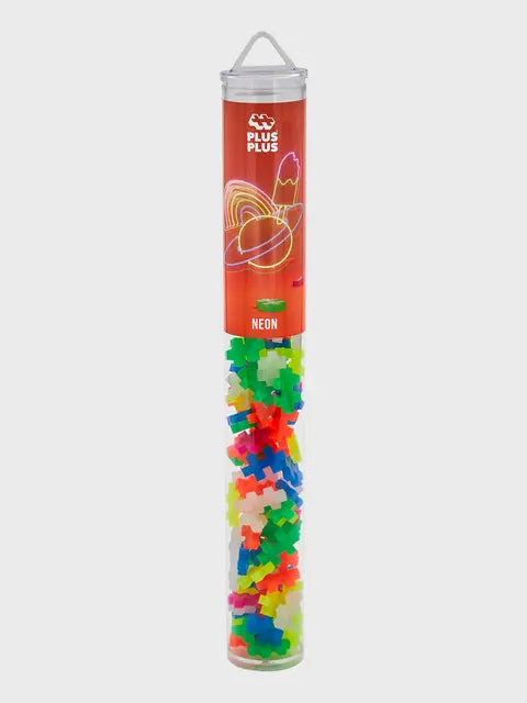Plus Plus Neon Colourmix 100pce Tube Plus Plus