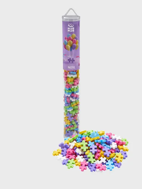 Plus Plus Pastel Colourmix 100pce Tube Plus Plus