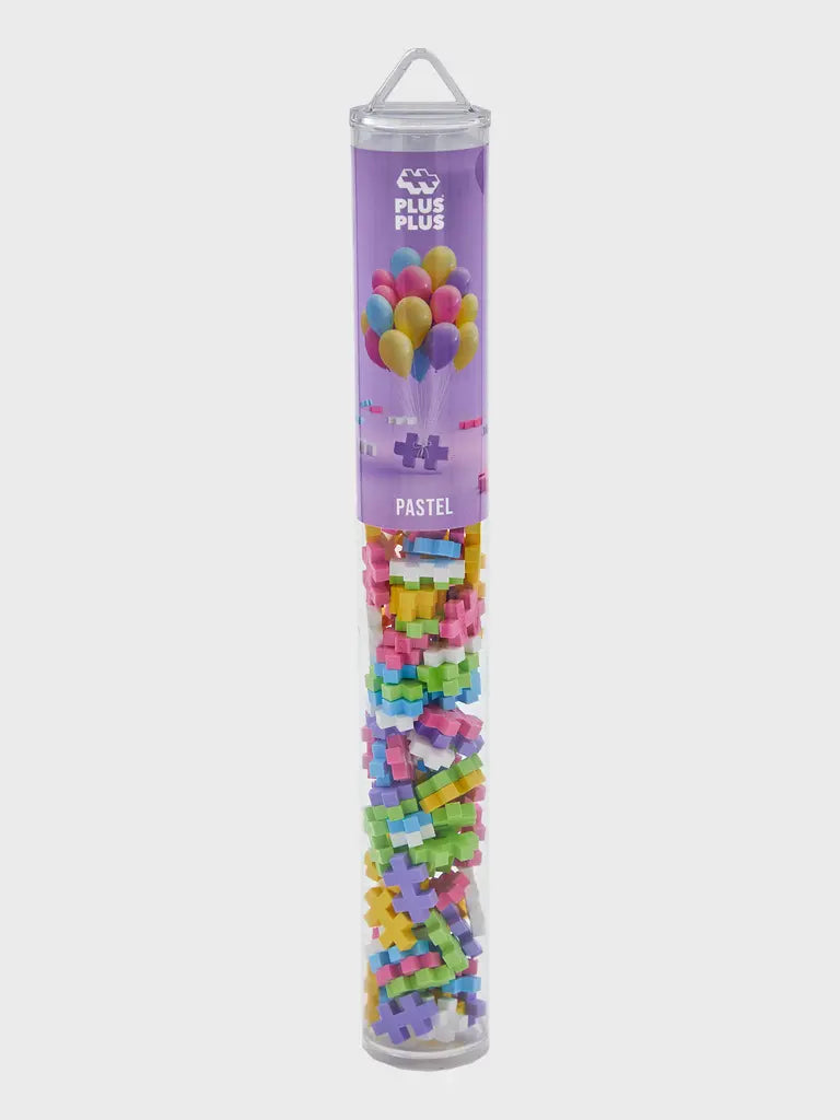 Plus Plus Pastel Colourmix 100pce Tube Plus Plus