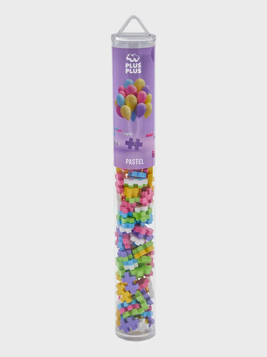 Plus Plus Pastel Colourmix 100pce Tube Plus Plus