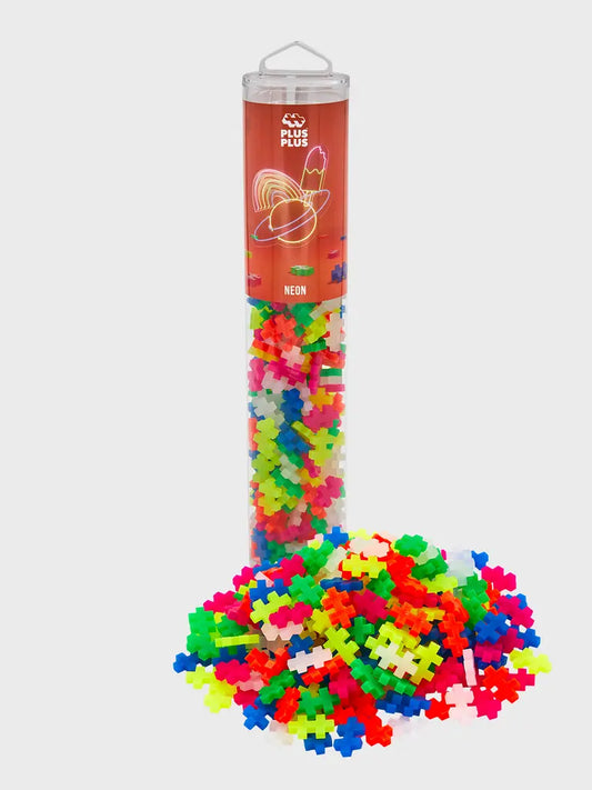 Plus Plus Neon Colourmix 240pce tube Plus Plus