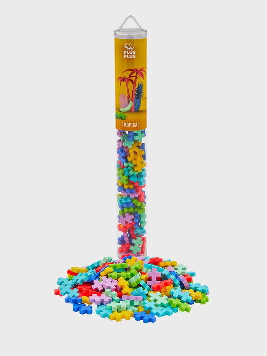 Plus Plus Tropical Colourmix 100pce Tube Plus Plus