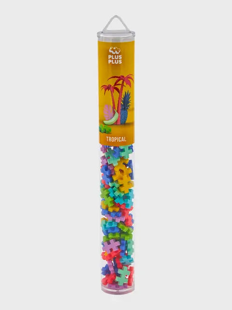 Plus Plus Tropical Colourmix 100pce Tube Plus Plus