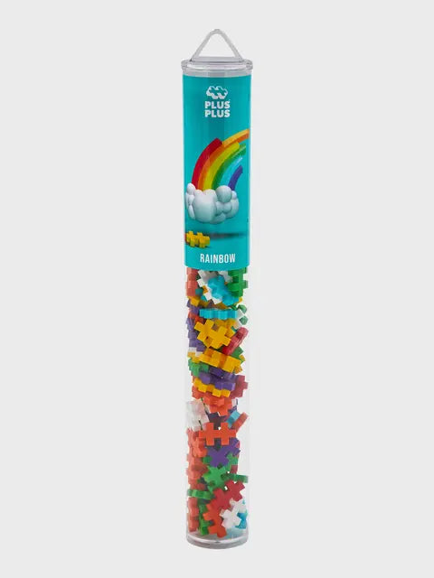 Plus Plus Rainbow Colourmix 100pce Tube Plus Plus