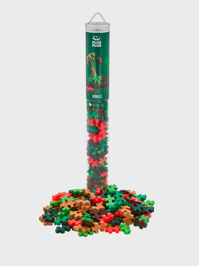 Plus Plus Jungle Colourmix 100pce Tube Plus Plus