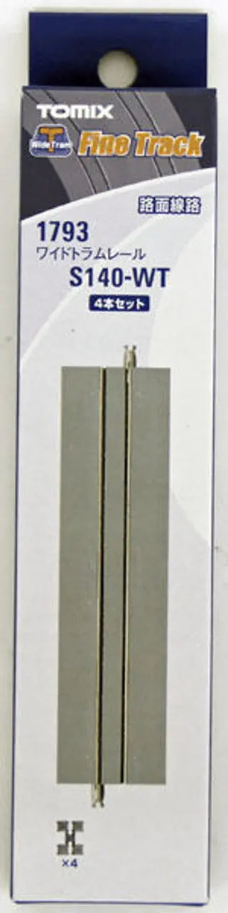 Tomix 1793 Wide Tram 140mm Straight Track S140-WT (4 pieces) (N scale) Tomix