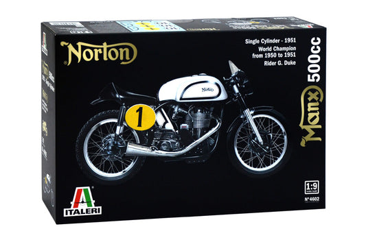 Italeri 1/9 NORTON MANX 500cc 1951 Plastic Model kit Italeri