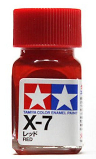 Tamiya Color Enamel Paint X-7 Gloss Red 10ml