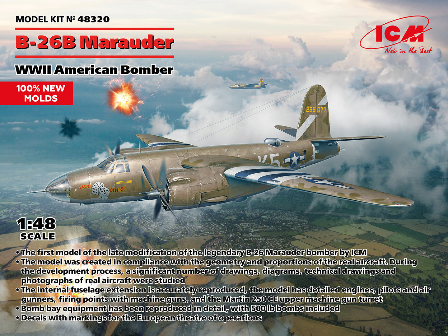 ICM 1:48 B-26B Marauder ICM