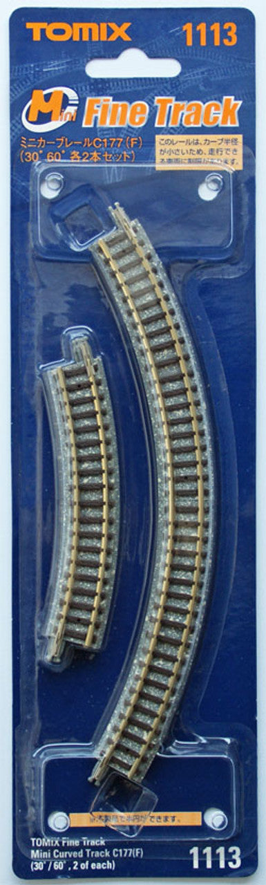 Tomix 1113 Super-mini Rail Curve Track C177(F) (N scale) Tomix
