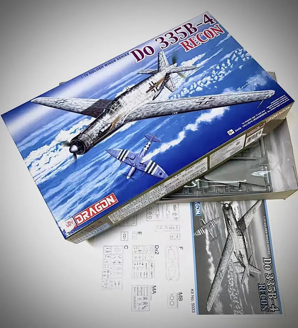 Dragon 1/72 Do 335B-4 Recon Plastic Model Kit Dragon